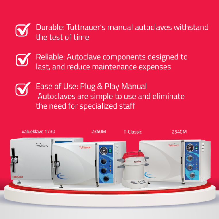 Why You Should Consider Having a Backup Manual Autoclave Tuttnauer